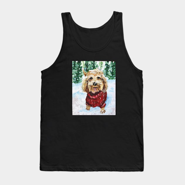 Goldendoodle Tank Top by Moco_Illustrations